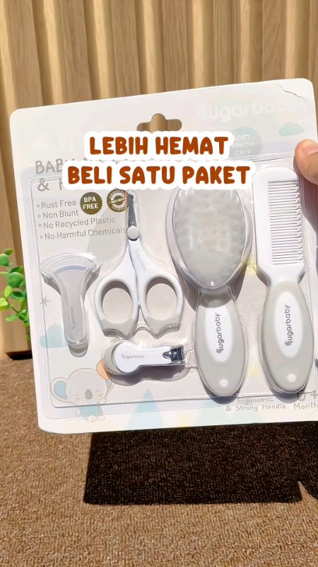 Set perlengkapan bayi #sisirrambutbayi #guntingkukubayi #setsisirbayi #perlengkapanbayi #sugarbabynailandhairkits #GakNyeselBelilni #SpillBawaBerkah