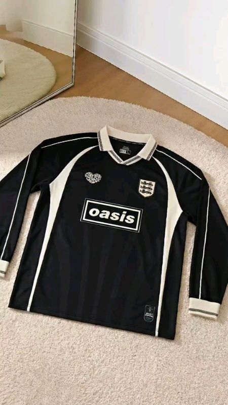 JERSEY ENGLAND OASIS UNISEX |JERSEY RETRO | JERSEY CASUAL #Jersey #jerseyoasis #jerseyretro #jerseycasual #longsleeve