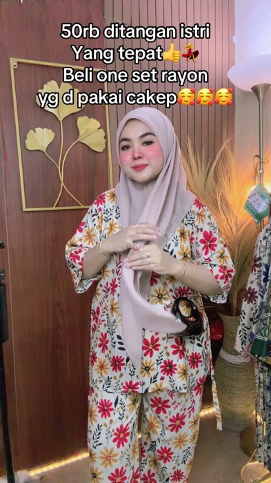 Cakep banget bahan rayon#ootdhijabstyle #onesetrayonpremium