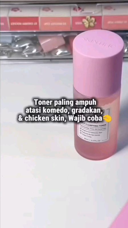 Ampuh atasi komedo & gradakan #SpillRacunShopee #RacunShopee #skintificglycolicaciddailyclarifyingtoner #skintificglycolicacid #glycolicacidtoner