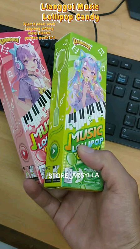 #Lianggui Music Lollipop Candy#RacunShopee #RacunShopeeOOTD #RacunShopee #RacunShopeeCheck #GratisOngkirRP0 #belinyadishopee👍🤪