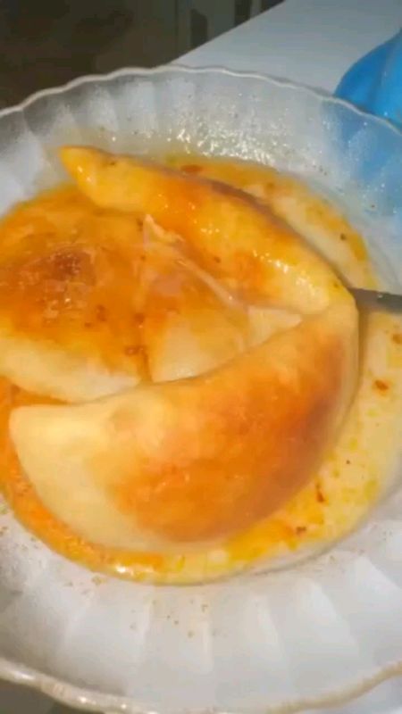cireng kuah keju creamy/ cireng kuah keju creamy pedas isi ayam