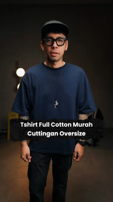 Kaos oversize full katun ini harganya gak masuk akal banget! #kaos #kaosoversize #kaospolos #tshirt #mensfashion #menswear