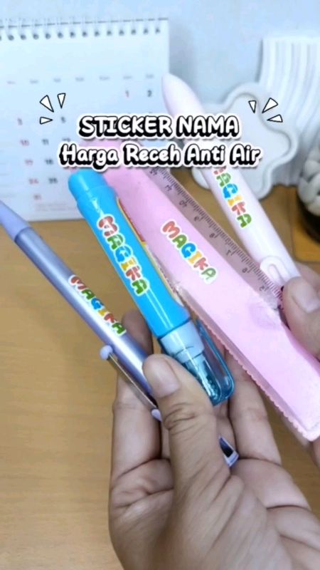 Sticker Nama Costum Anti air #sticker #stickernama #stickernamacustom #stickernamaanak #ViralDiShopeeVideo #ShopeeCOD #RacunShopee #DiskonShopeeVideo