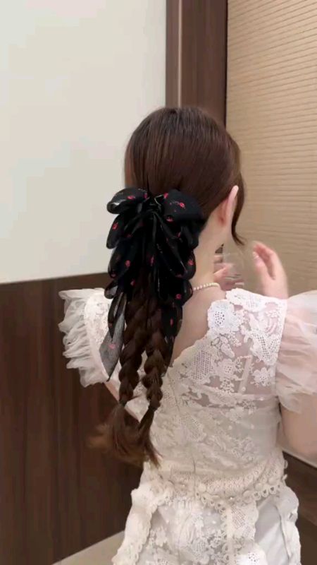 jepitan rambut motif pita ukuran besar cantik#jepitanrambut #jepitanrambutviral #motifcantik