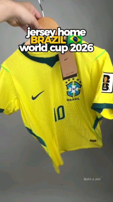Jersey #Brazil 🇧🇷 Home 2026 #jerseybola #pialadunia2026 #worldcup2026 #brasil #JERSEYBRAZIL #blokecore #bajubola #neymar #kaosbola #worldcup #vinijr