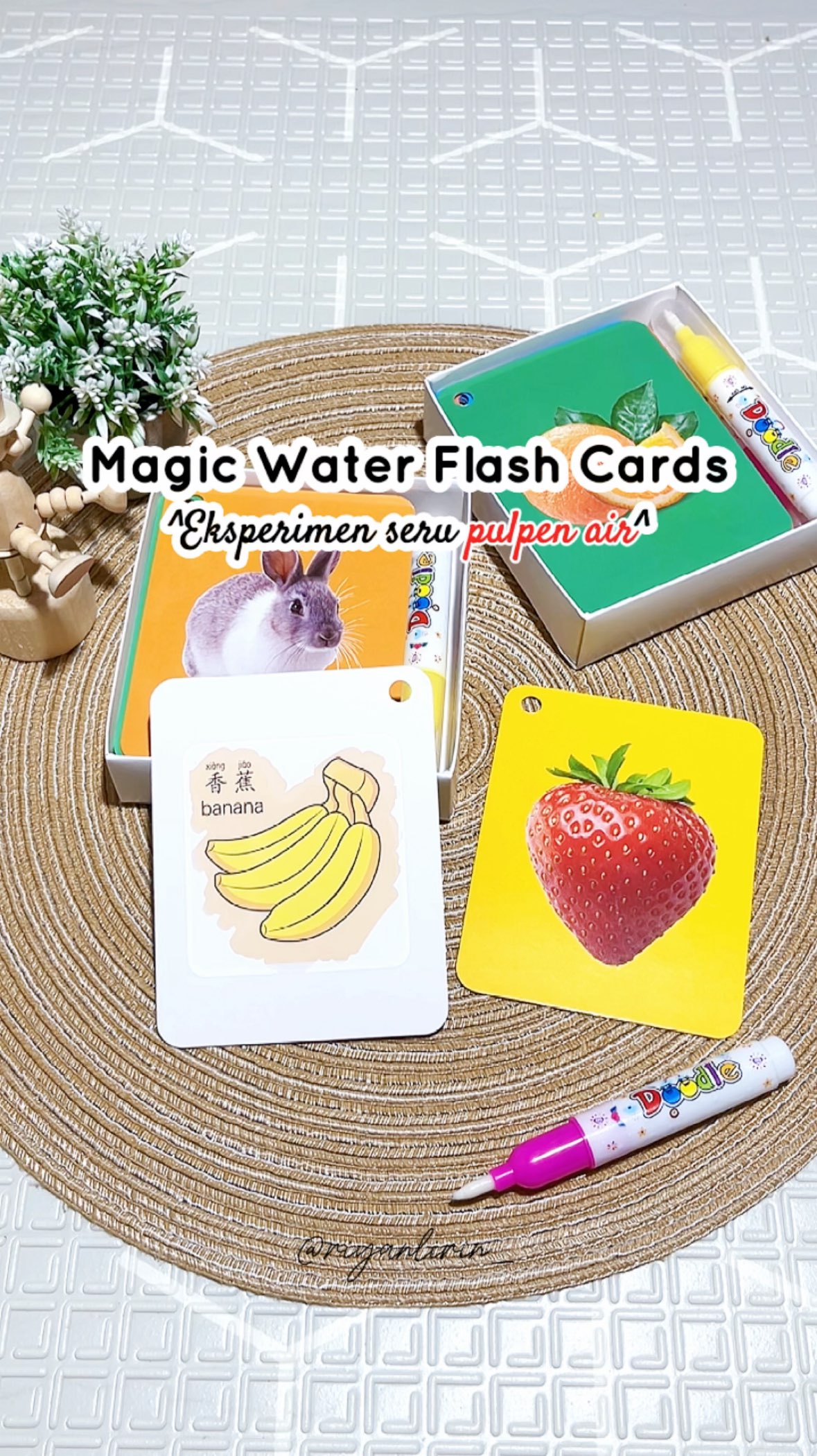 Magic Water Flash Card #RacunShopee #GratisOngkirRP0 #ShopeeCOD #SpillBawaBerkah #DiskonShopeeVideo #mainanedukasi #flashcard #magicwater