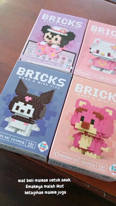 #nanoblock #brickslego #bricksmurah #mainananak #mainanedukasi #mainanunik