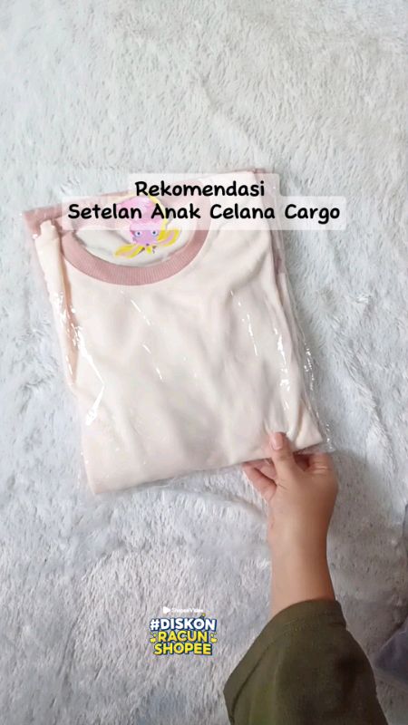 setelan anak celana Cargo #RacunShopee #spillbawahberkah #fyp#setelananakperempuan #setelananakcelanacargo