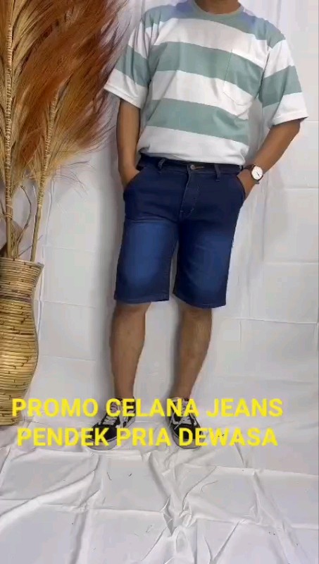 PROMO CELANA JEANS PENDEK PRIA DEWASA