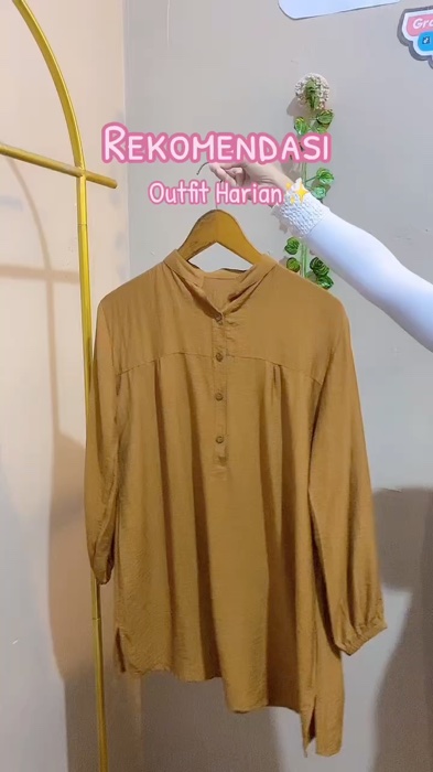 Tunik Simple tetapi elegan #RacunShopee #ramadhansale #tuniksimple #OOTDRamadan