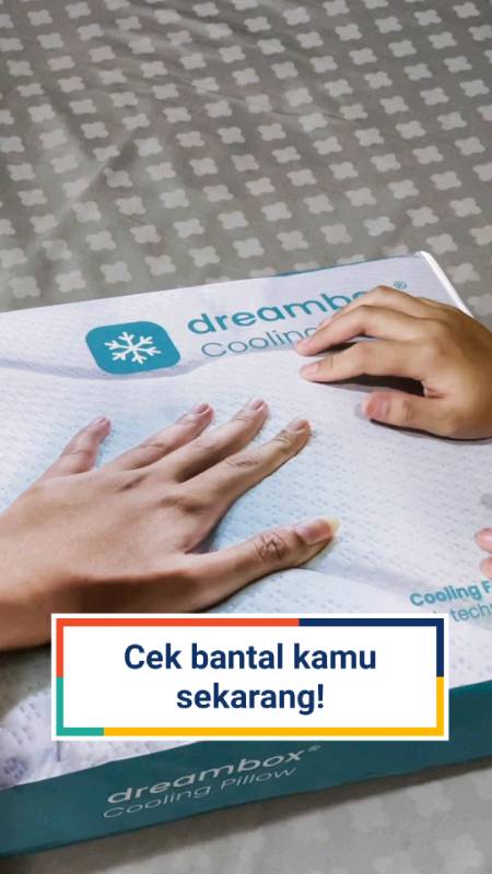 Bantal dingin yang bikin tidur makin nyaman. Cek dulu yuk bantal kamu! #quantumdreambox #thecoolingmattress #kasurdingin