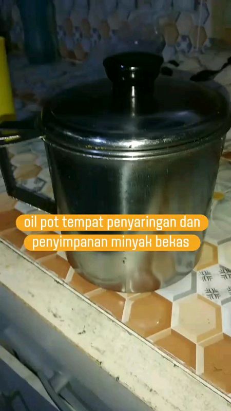 oil pot tempat penyaringan dan penyimpanan minyak bekas #wadahminyak#wadahminyakbekasmasak #wadahpenyaringanminyakmurah #racunshopee