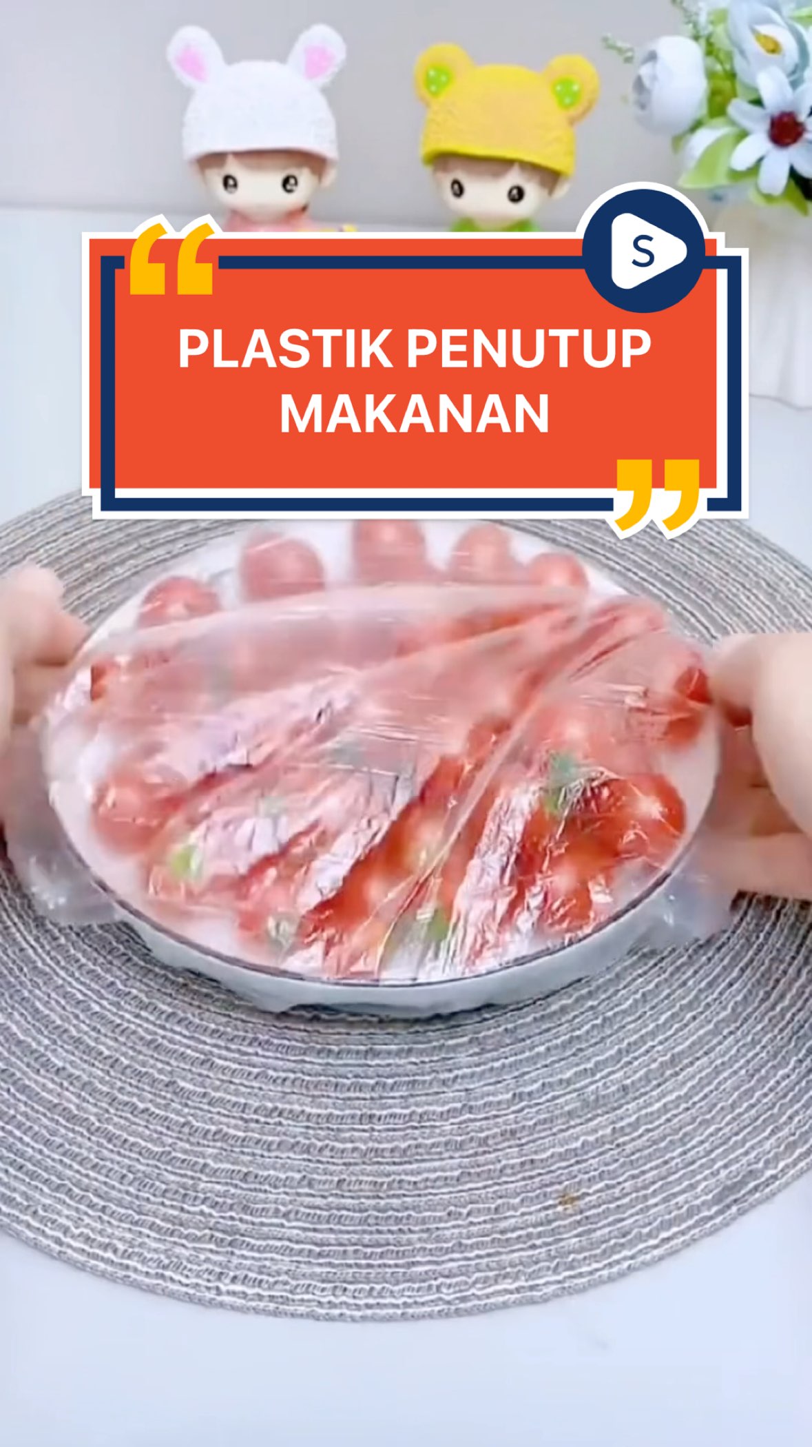 PLASTIK PENUTUP MAKANAN #Cashback40Persen #SpillBawaBerkah #GakNyeselBeliIni #ViralDiShopeeVideo #DiskonRacunShopee #Diskon40RB #RacunShopee