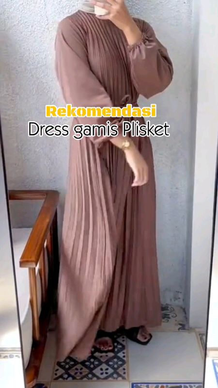 Dress Gamis Plisket wanita premium#dressplisket #dressplisketpremium #gamisplisket #RacunShopee #SpillRacunShopee #ShopeeFashionHaul #ShopeeLook