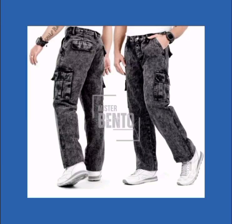 #celana cargo Jeans pria loose #shopeelook #spillracunshopee #racunshopeecheck