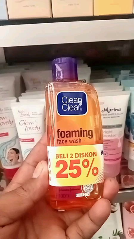 Clean & clear foaming face wash #RacunShopee #DiskonRacunShopee #GakNyeselBeliIni #BadaiTapiBudget #CleanClearFoaming