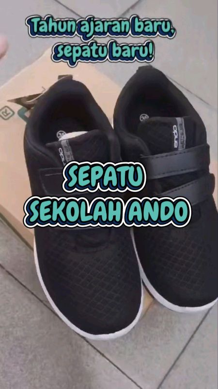 sepatu ando perekat #andooriginal #sepatusekolah #ShopeePilihLokal #localbrand #SpillRacunShopee #ShopeeLook