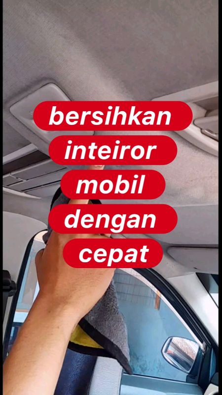Kesal melihat noda membandel dan susah di hilangin di #interiormobil #interiormobilbersih #interiorcleaner #interiordetailing #pembersihplafonmobil