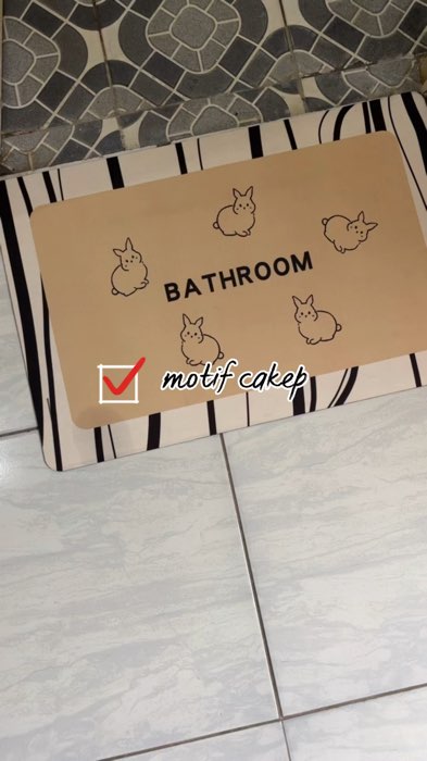 Keset kaki Toilet anti licin dan serap air💦#kesetantislip #keset #RacunShopee #shopeevideo