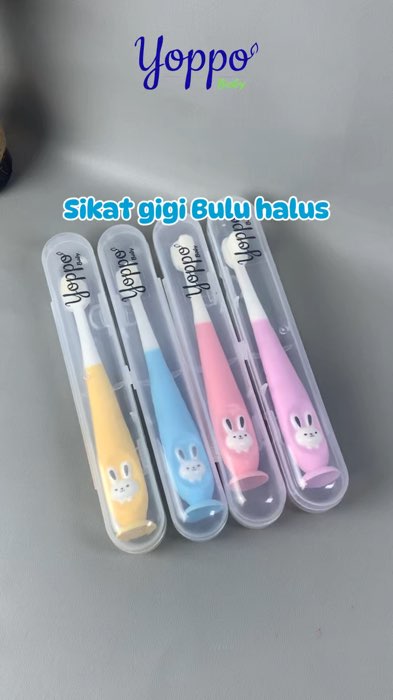 Sikat gigi bulu halus #yoppobaby#viral#sikatgigi#bululembut#keperluanbayi