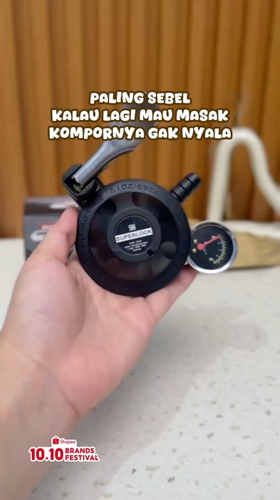 Regulator Gascomp GRS 01 #RacunShopee #SpillRacunShopee #gascomp #regulatorgas #regulatorgasantibocor #regulatorsuperlock #shopee1010brandsfestival