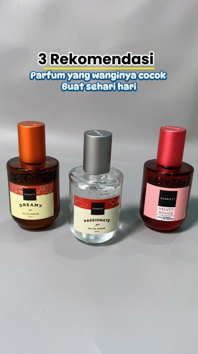 Parfum enak banget buat harian #parfumviral #parfumereccomended #parfumscarlett #scarlettwhitening #ScarlettParfume #parfumtahanlama #shopeevideo