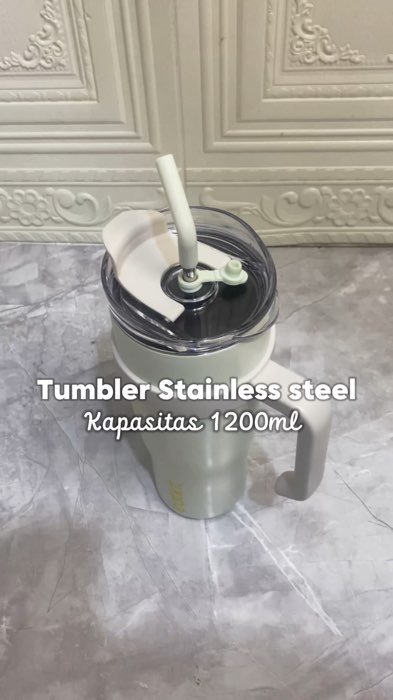 REKOMENDASI TUMBLER 1200 ML TAHAN PANAS DAN DINGIN 12 JAM ✨#tumblerkopi #rekomendasishopee #bestsellerdishopee #bestsellers #rekomendasi #livesale