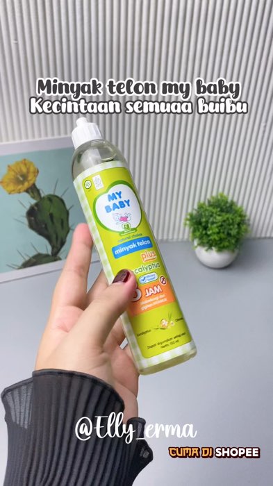 Minyak telon my baby #mybabyminyaktelon150ml #minyaktelon #mybaby #minyaktelonmybaby #telon #DiskonRacunShopee #RacunShopee #ShopeeCOD#SpillBawaBerkah