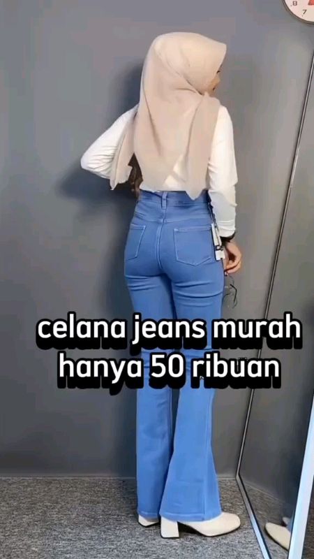 HW Cutbray Jeans Wanita - Celana Cutbray Strecht Kekinian - Cutbray Flared- Streetch Premium Quality#DiskonRacunShopee #SpillBawaBerkah #ShopeeLook
