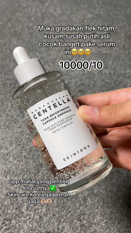 Mahal dikit ga apa-apa yang penting serumnya ga kaleng-kaleng #skin1004 #skin1004madagascarcentella #skincare #serum #fyp #glowing #glowup