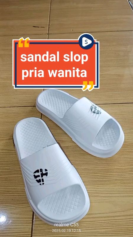sandal slop pria wanita #PromoNonStop #RacunShopee #ViralDiShopeeVideo #ShopeeCOD #shopeevideo #Diskon50Persen