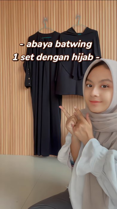 abaya batwing one set hijab #RacunShopee #SpillBawaBerkah #SpillRacunShopee #abayastyle #abayabatwing #abayabatwingset #abayaumroh #abayasethijab