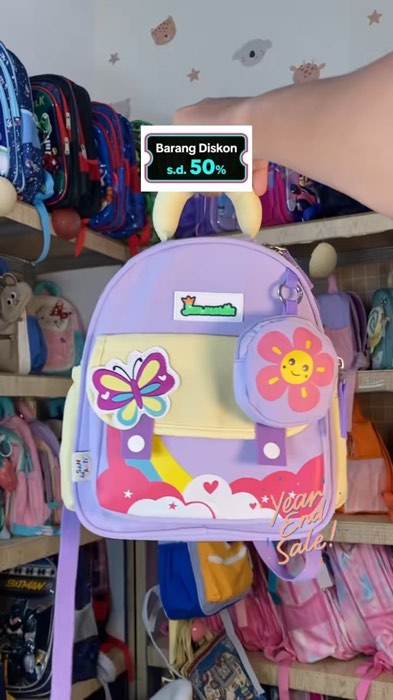 Tas donat kupu-kupu #tassekolahanak #ransellucu #ranselanak #ranselsekolah #taslucu #tasviral #tassekolah #tasanak