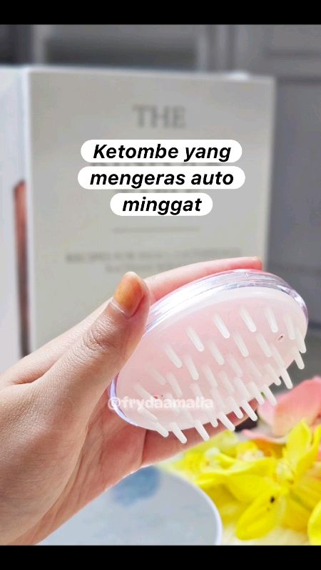 Ketombe yang mengeras auto minggat #SpillRacunShopee #RacunShopee #GakNyeselBeliIni #ViralDiShopeeVideo #sikatkeramas #sisirshampo #BadaiTapiBudget