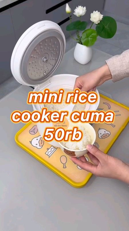 mini rice cooker cuma 50rb #miniricecooker #ricecookermini #ricecookermurah #ricecooker1liter #ricecooker1litermurah #shopeevideo #RacunShopee #riceco
