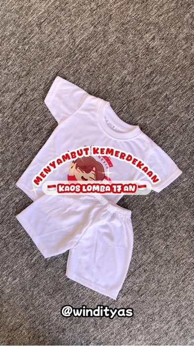 Sambu kemerdekaan mulai dari sekarang bunnn 😍😍 #bajuagustusananak #onesetagustusan #oneset17agustus #bajukemerdekaan #bajukemerdekaananak #fyp