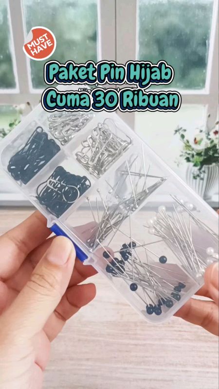 Paket Pin Hijab Super Lengkap #pinhijab #jarumpentul #penitihijab #peniti #penitibohlam #RacunShopee #SpillBawaBerkah #Diskon40RB #ViralDiShopeeVideo