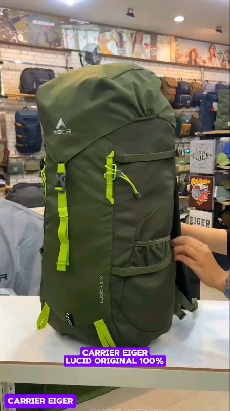 carrier eiger #eigeroriginal #eiger #tasgunung #carriereiger #carrier #SpillRacunShopee #shopeevideo #SpillBawaBerkah #ShopeeLook #RacunShopee