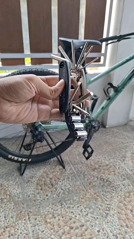 #kuncisepeda16in1 #kunci #shopeevideo #shopee #rockbros #cycling #gowes