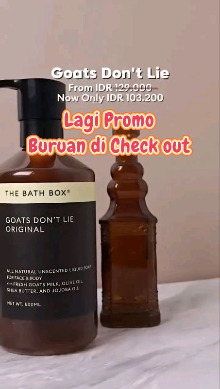 Promo Sabun GDL #sabun #thebathbox #SpillRacunShopee #sabunviral #RacunShopee #DiskonRacunShopee #goatdontlie
