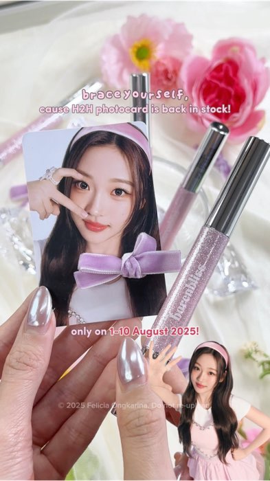 BUY 1 LIPCERIN GET 1 H2H PHOTOCARD ( MAX 2 PHOTOCARD ). Promo cuman sampe 10 agustus!!#BarenblissxHearts2Hearts #lipcerin #ShopeeBrandFestival