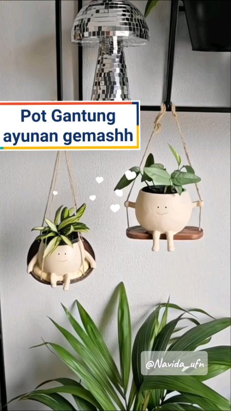 yang lagi cari barang lucu buat isi rumah baru ini bisa jadi salah satu pilihan buatmu #potgantung #potlucu #potaesthetic #garden #hiastaman