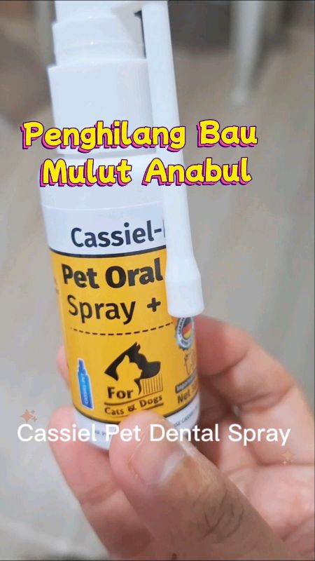 solusi mulut anabul bau, radang gusi, sariawan #catlovers #racunshopee #RacunShopeeCheck #vitaminanabul #streetfeeding #spraymulut #obatsariawananabul