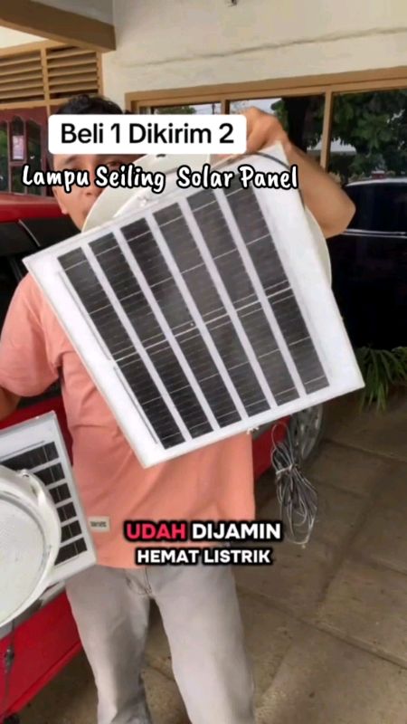 Lampu Plafon Tenaga Surya Lampu Seiling Plafon #RacunShopee #GratisOngkirRP0 #TermurahDiShopee #SpillBawaBerkah #SpillRacunShopee #ShopeeCOD