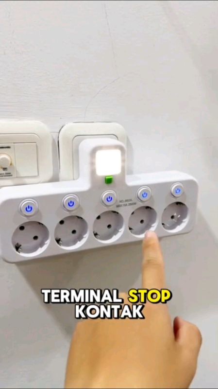 Stop Kontak Multifungsi dengan Lampu Tidur#stopkontakmultifungsi #stopkontak #StopKontakLED #stopkontakusb #ShoopeLook