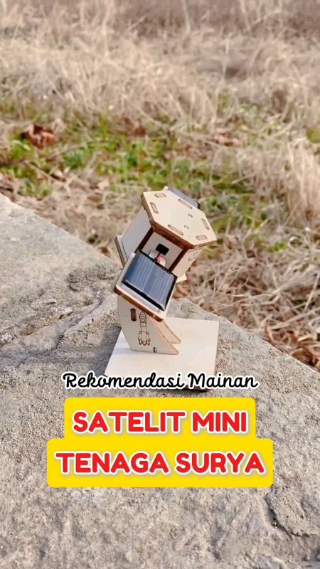 Serasa Jadi Ilmuwan NASA! Ini Dia Mainan Satelit Tenaga Surya yang Wajib Dimiliki! #klikkeranjang #MainanEdukasi #SatelitMini #TenagaSurya #SolarPower