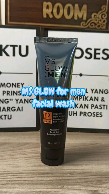 MS GLOW for men #SpillRacunShopee #facialwashmurah #facialwashviral #facewash #msglowskincare #msglow #facialwash #RacunShopee #shopeevideo