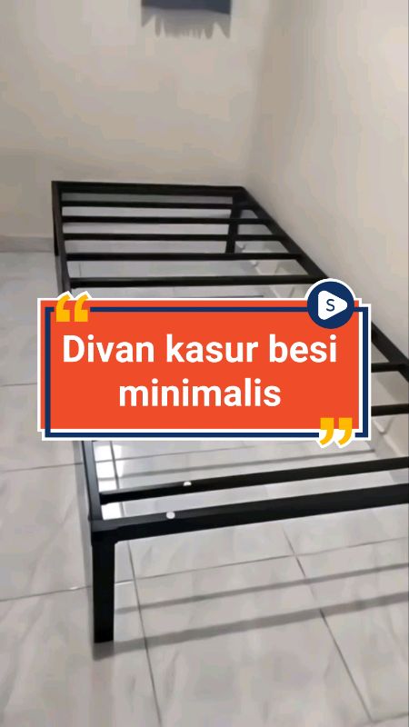 Divan tempat tidur ranjang besi 😍😍 #divankasur #divanbesi #divanminimalis #ViralDiShopeeVideo #PromoNonStop #RacunShopeeCheck #SpillBawaBerkah
