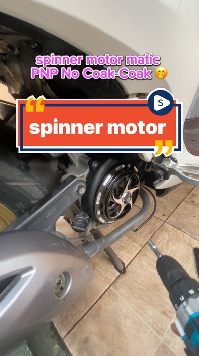 spinner motor matic #spinner #spinnermatic #spinnerscoopy #modifikasi #RacunShopee #GratisOngkirRP0 #RacunShopeeCheck